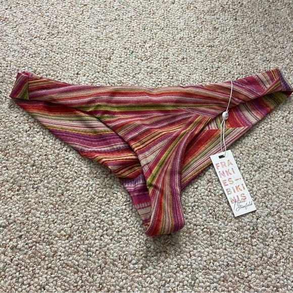New! Frankie’s Bikinis Dawson Cheeky Bikini Bottom 17119 - Picture 2 of 7